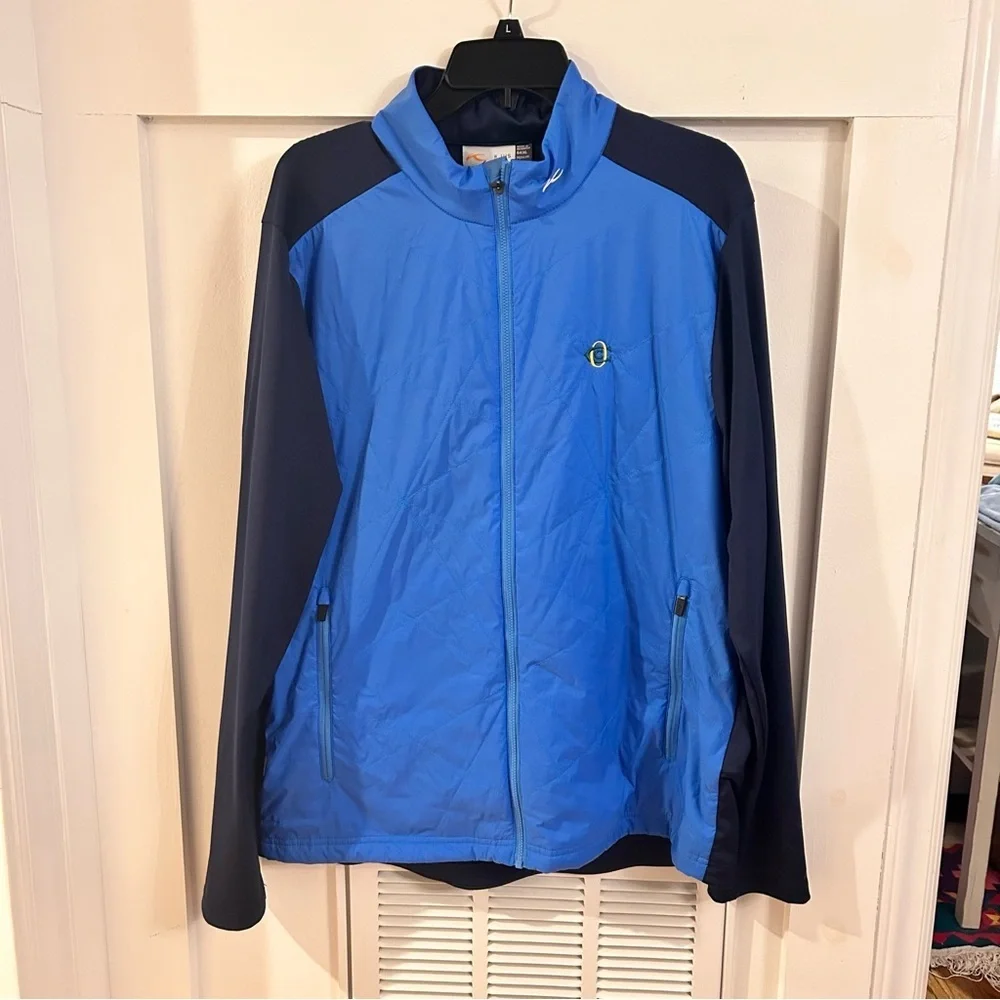 Kjus Mens Retention Jacket Two Tone Blue size XL- Oakmont Country Club